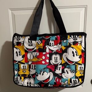 Disney Mickey and Friends Oversized Colorful Tote